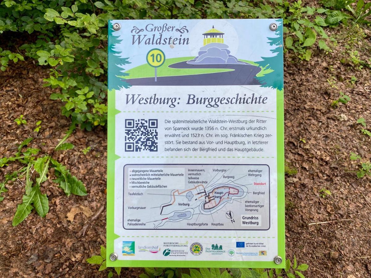Ferienwohnung Oxana Im Naturpark Fichtelgebirge Schonwald  エクステリア 写真