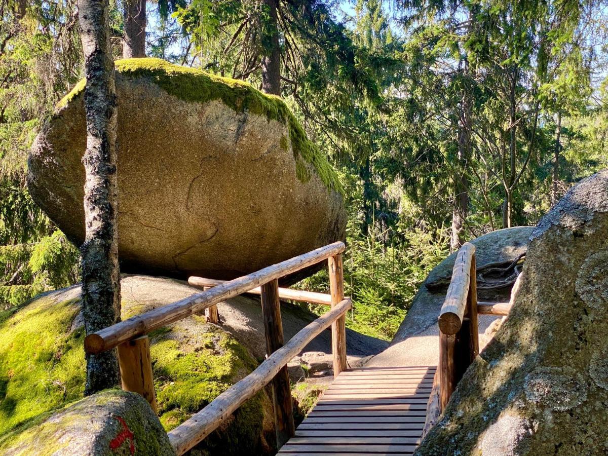Ferienwohnung Oxana Im Naturpark Fichtelgebirge Schonwald  エクステリア 写真