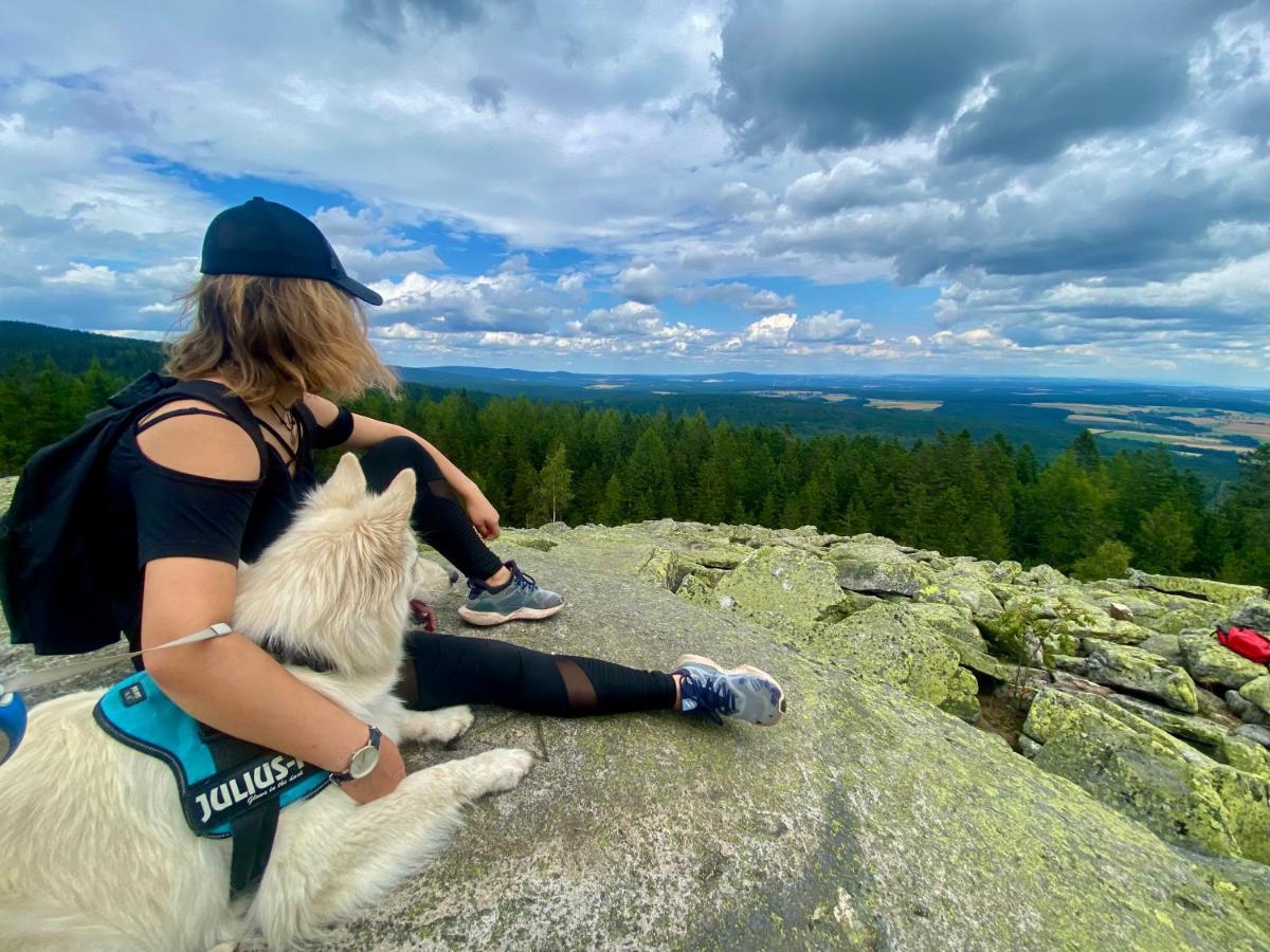 Ferienwohnung Oxana Im Naturpark Fichtelgebirge Schonwald  エクステリア 写真