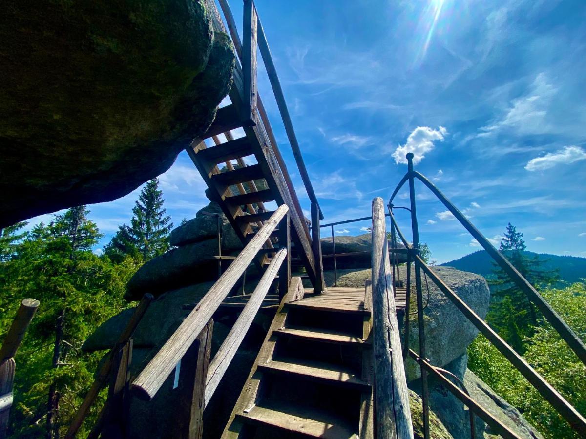 Ferienwohnung Oxana Im Naturpark Fichtelgebirge Schonwald  エクステリア 写真